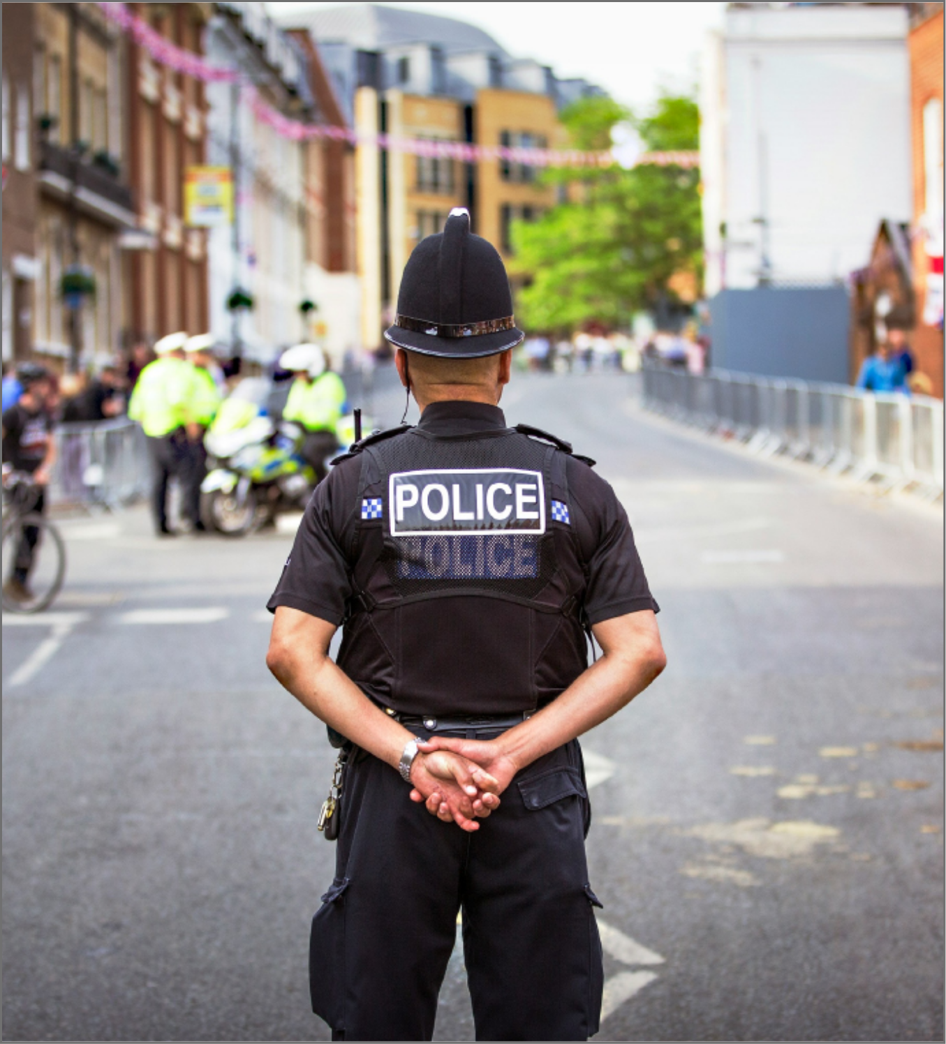 A Standing Police officer